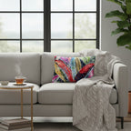 Amber Jungle Print Lumbar Pillow