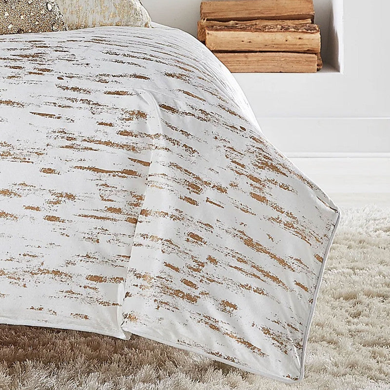 Arian White Velvet Duvet Cover