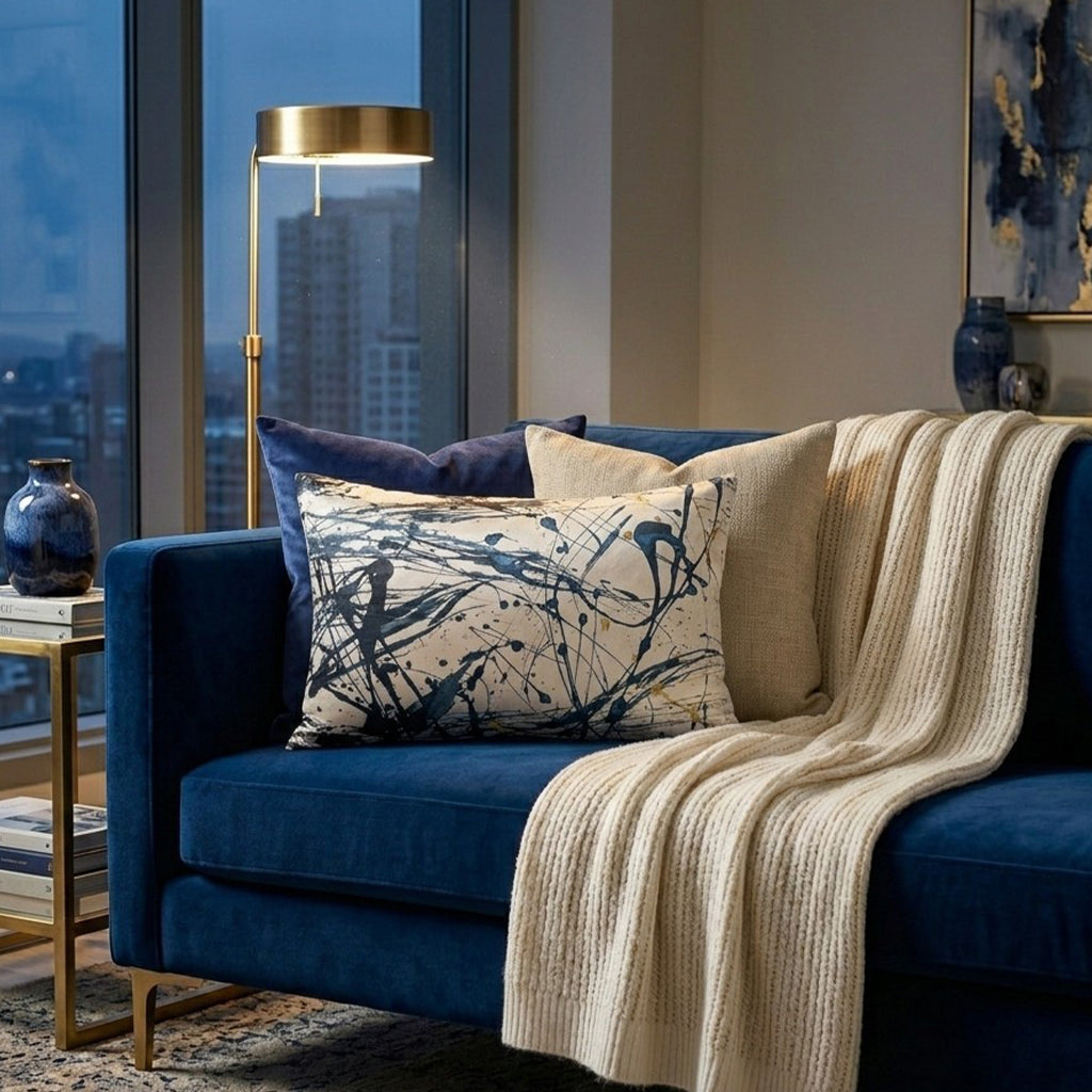 Arles Blue Pillow