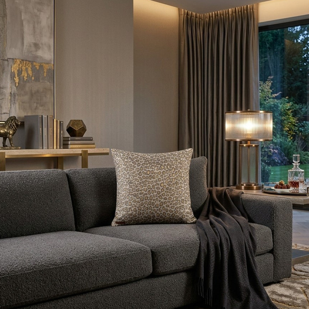 Asher Grey Gold Pillow