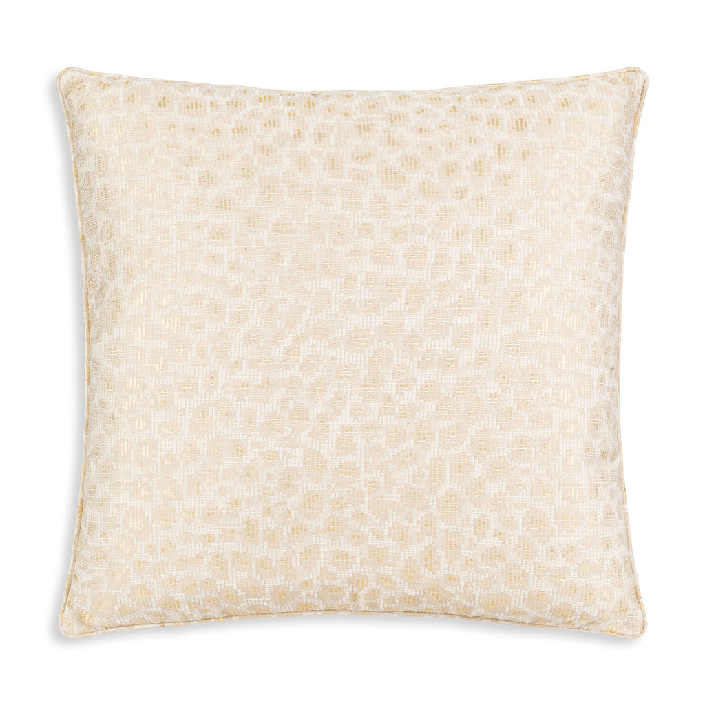 Asher Ivory Gold Pillow