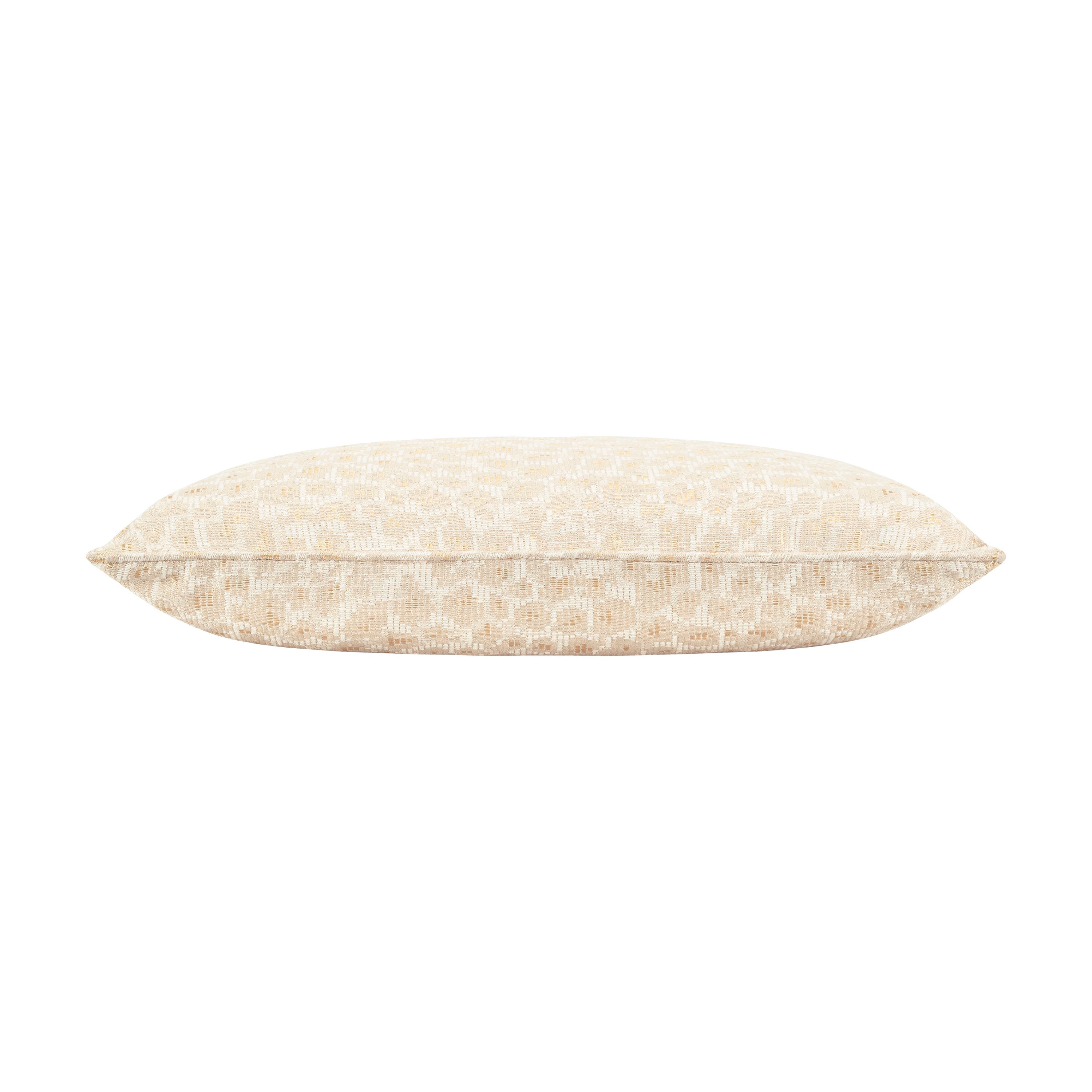 Asher Ivory Gold Pillow