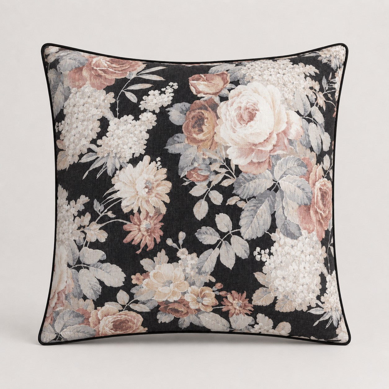 Athena Vintage Floral Square Pillow