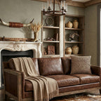 Atlas Beige Tassle Pillow
