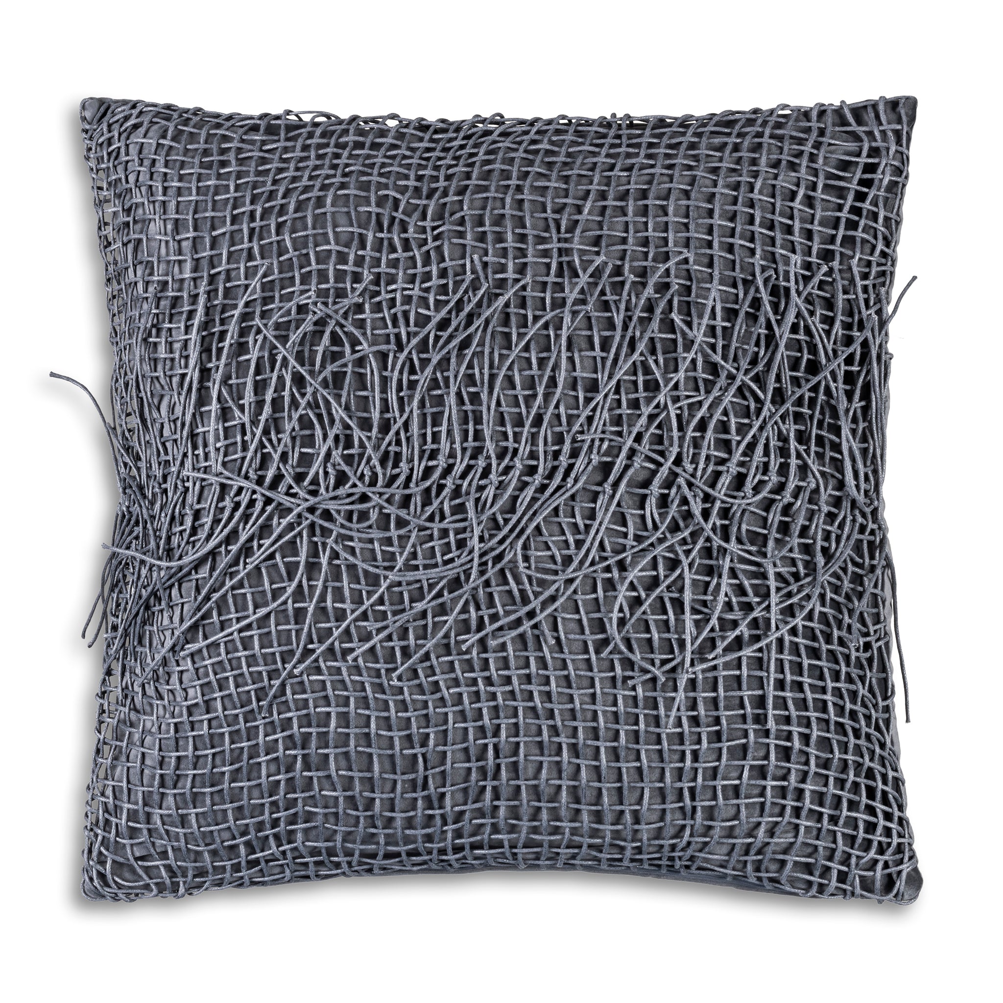 AYA　1002 Atlas Grey Tassle Pillow – cloud9design