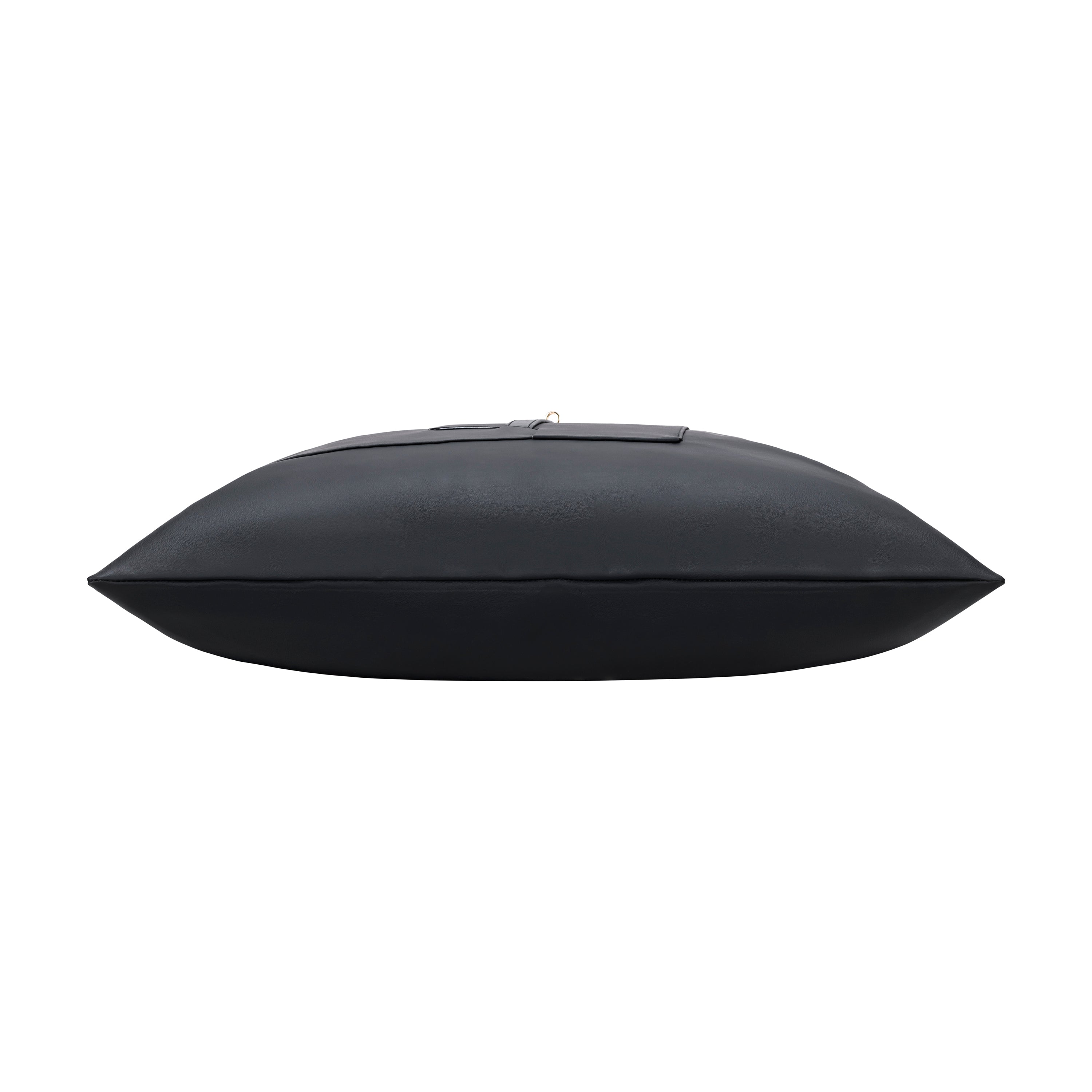 Atlas Black Buckle Pillow