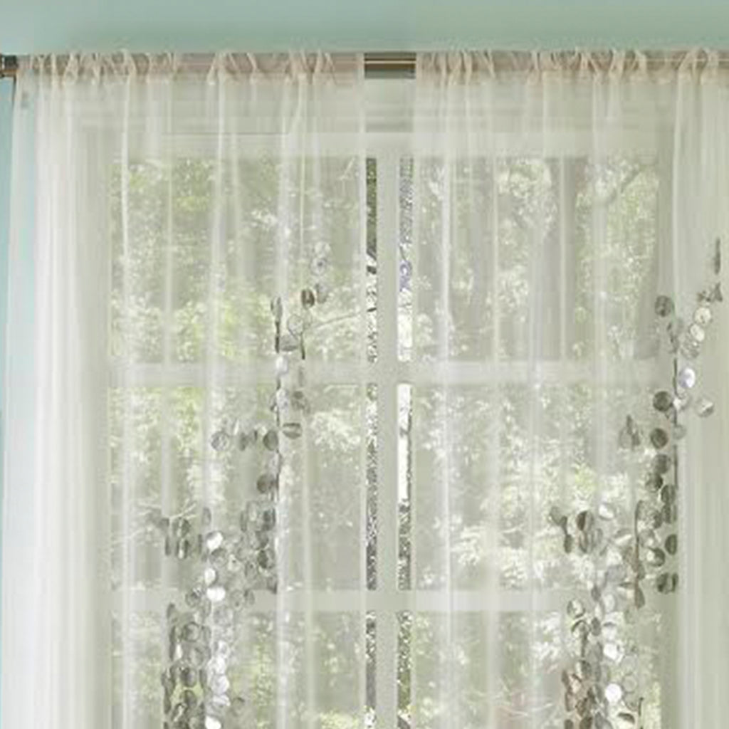 Aura White Sheer Panel