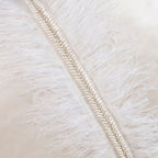 Ava Ivory Velvet Pillow