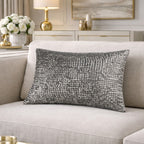 Avanti Beige Velvet Pillow