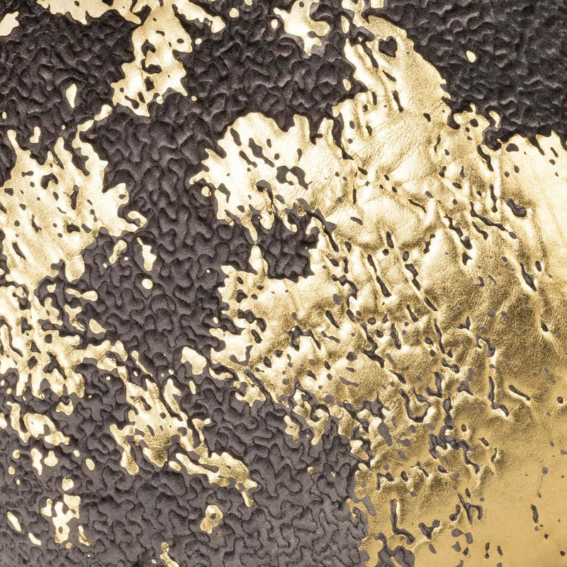 Bella Charcoal Gold Foil Pillow