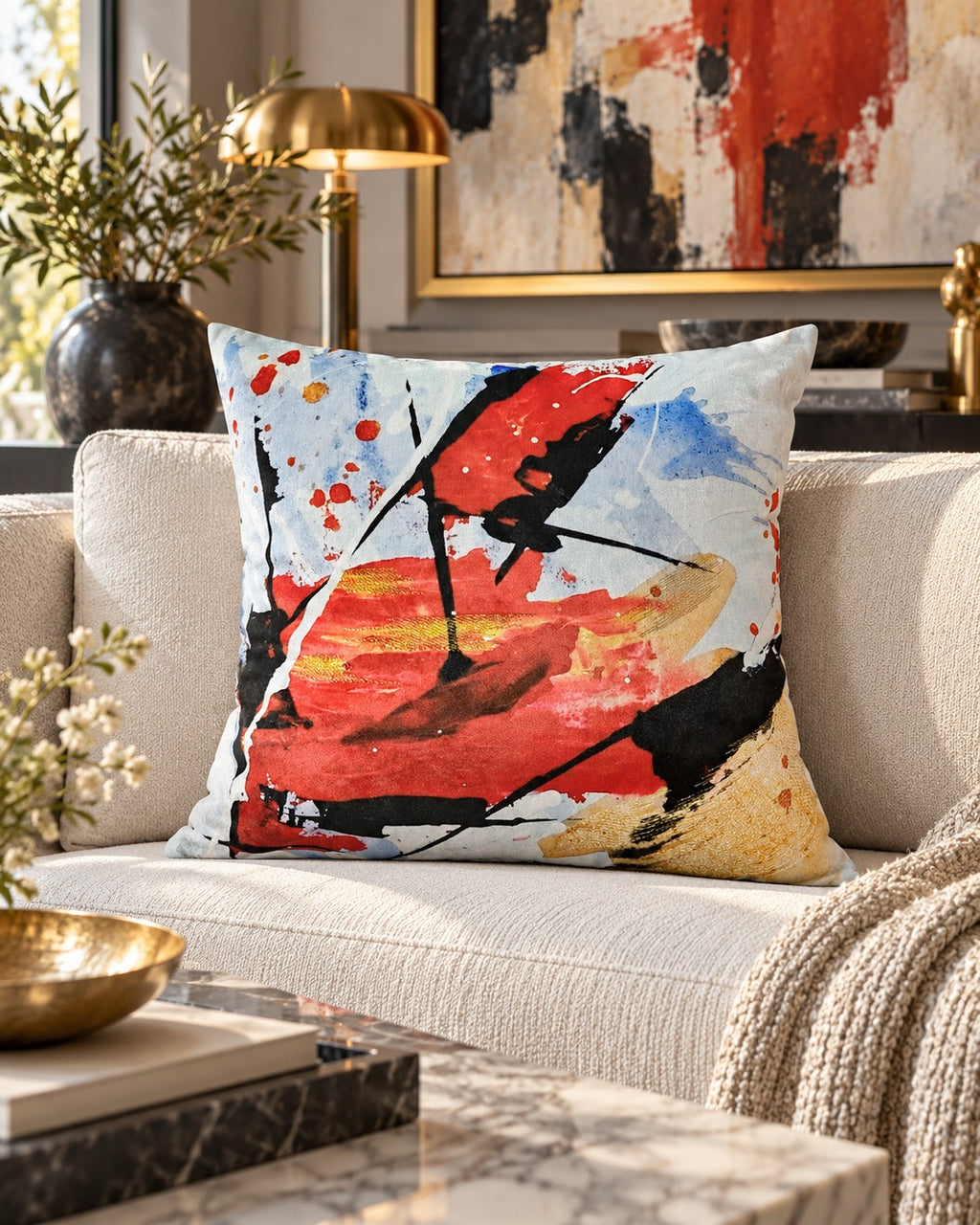 Brooklyn Abstract Pillow