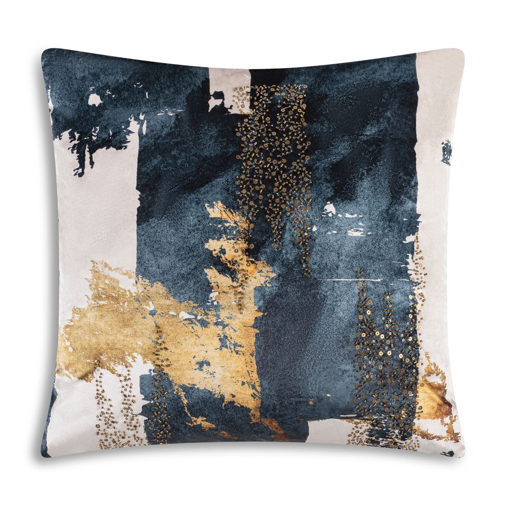 Capri Azure Abstract Pillow – cloud9design