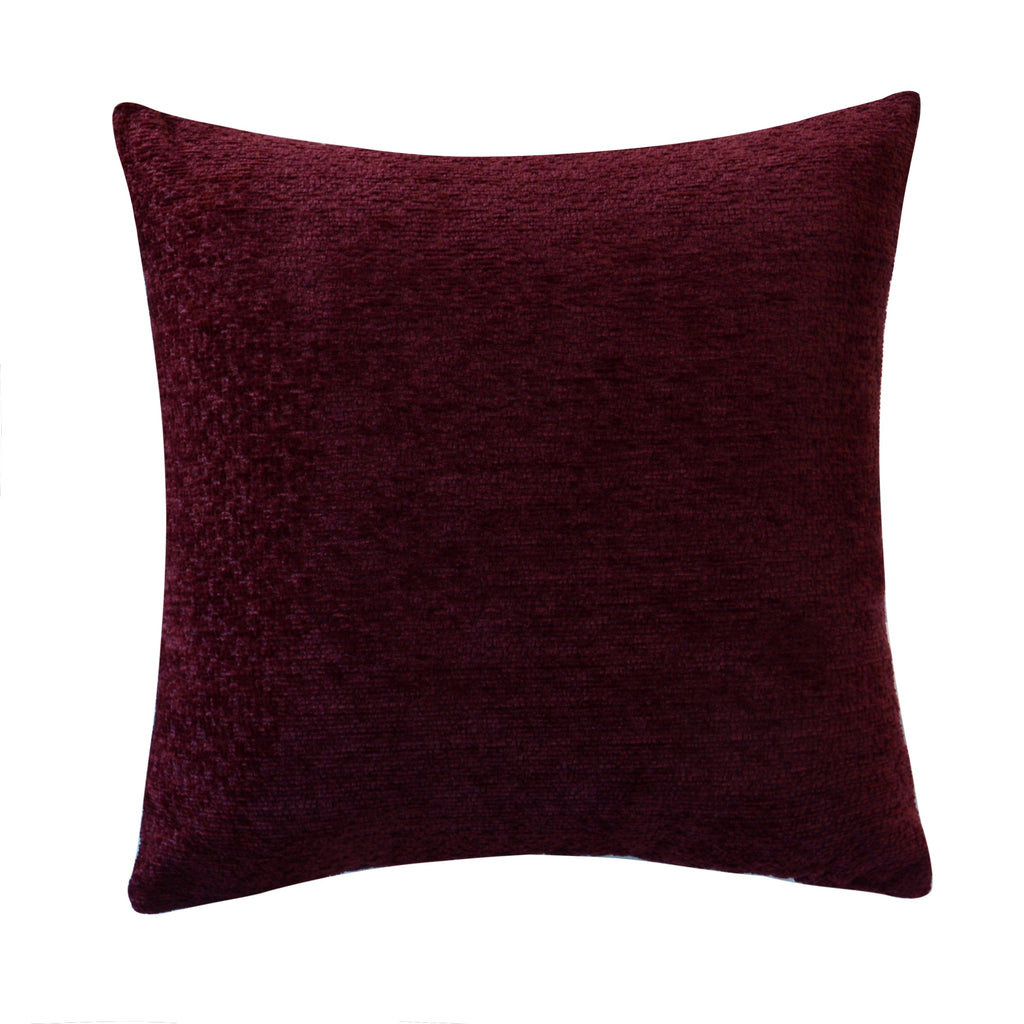 Rimini Burgundy Textured Pillow