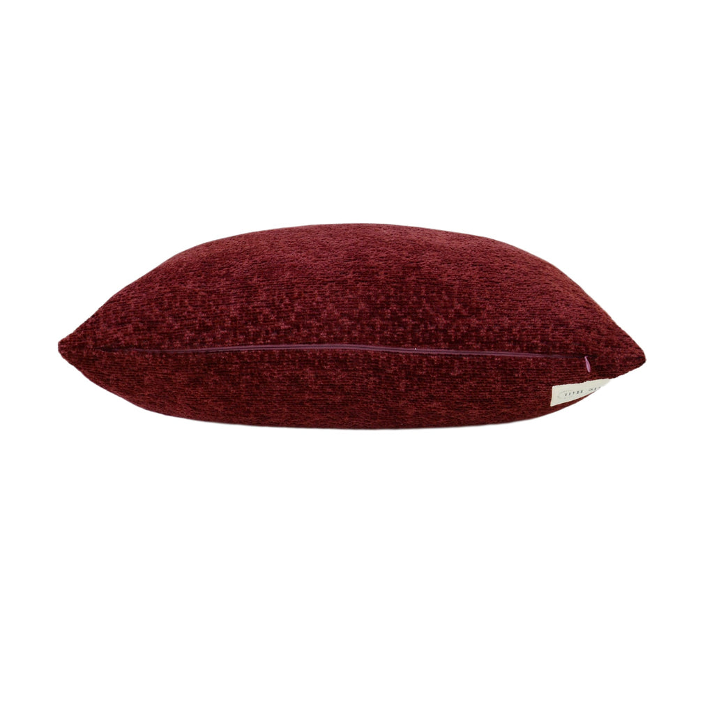 Rimini Burgundy Textured Pillow