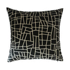Tivoli Black Geometric Pillow