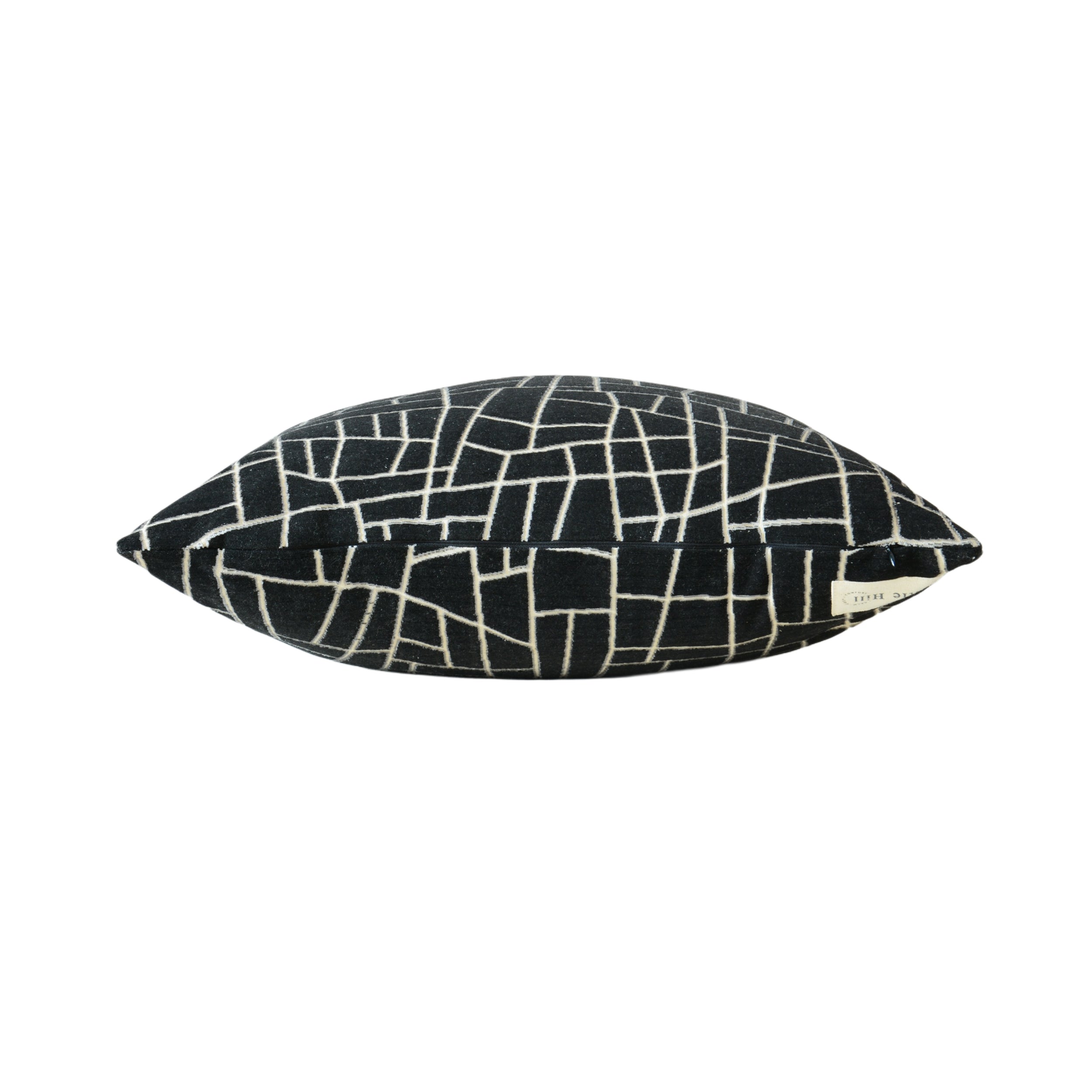 Tivoli Black Geometric Pillow