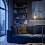 Tivoli Black Geometric Pillow
