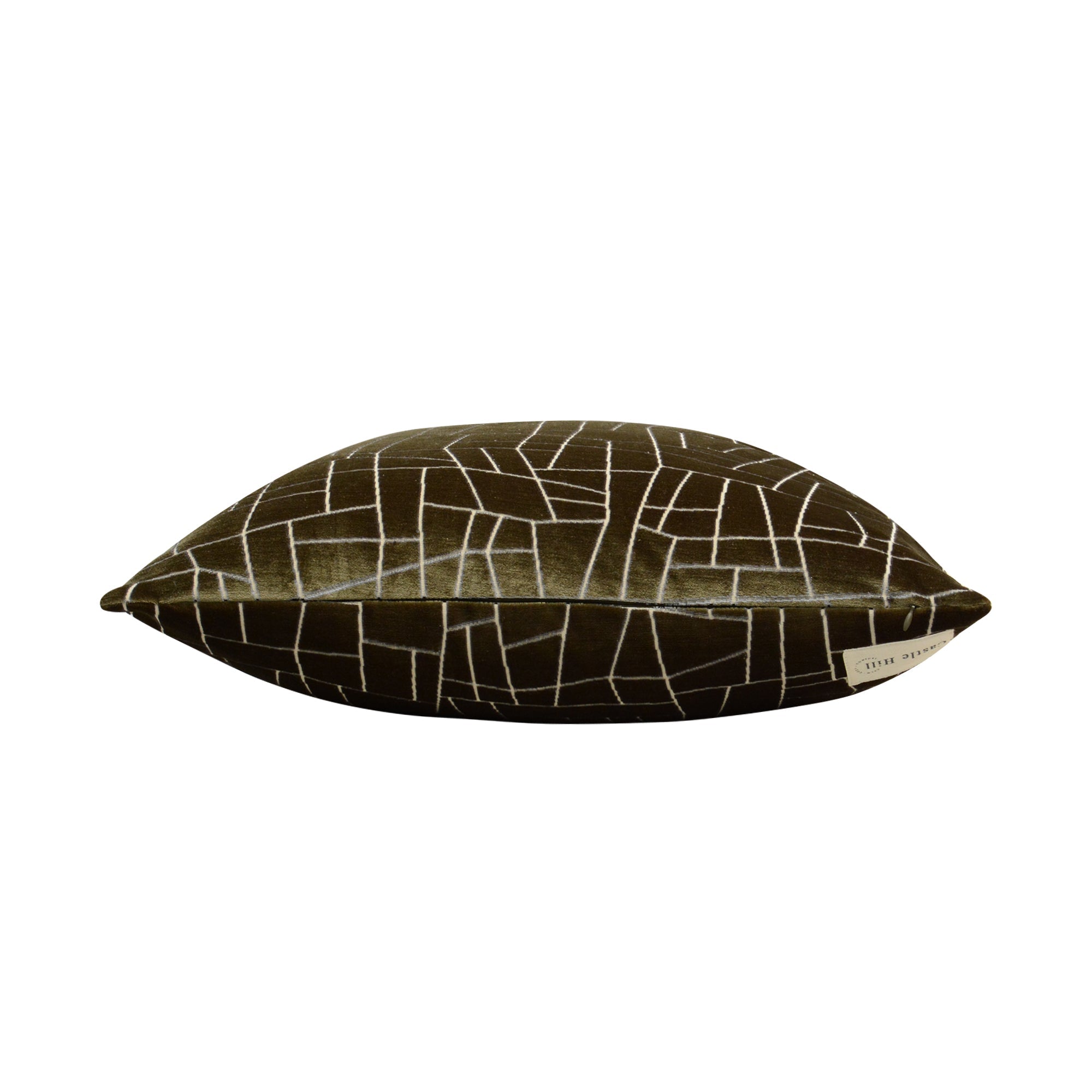 Tivoli Green Geometric Pillow