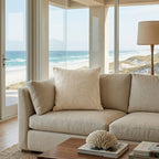 Castle Hill Wave Ivory Pillow