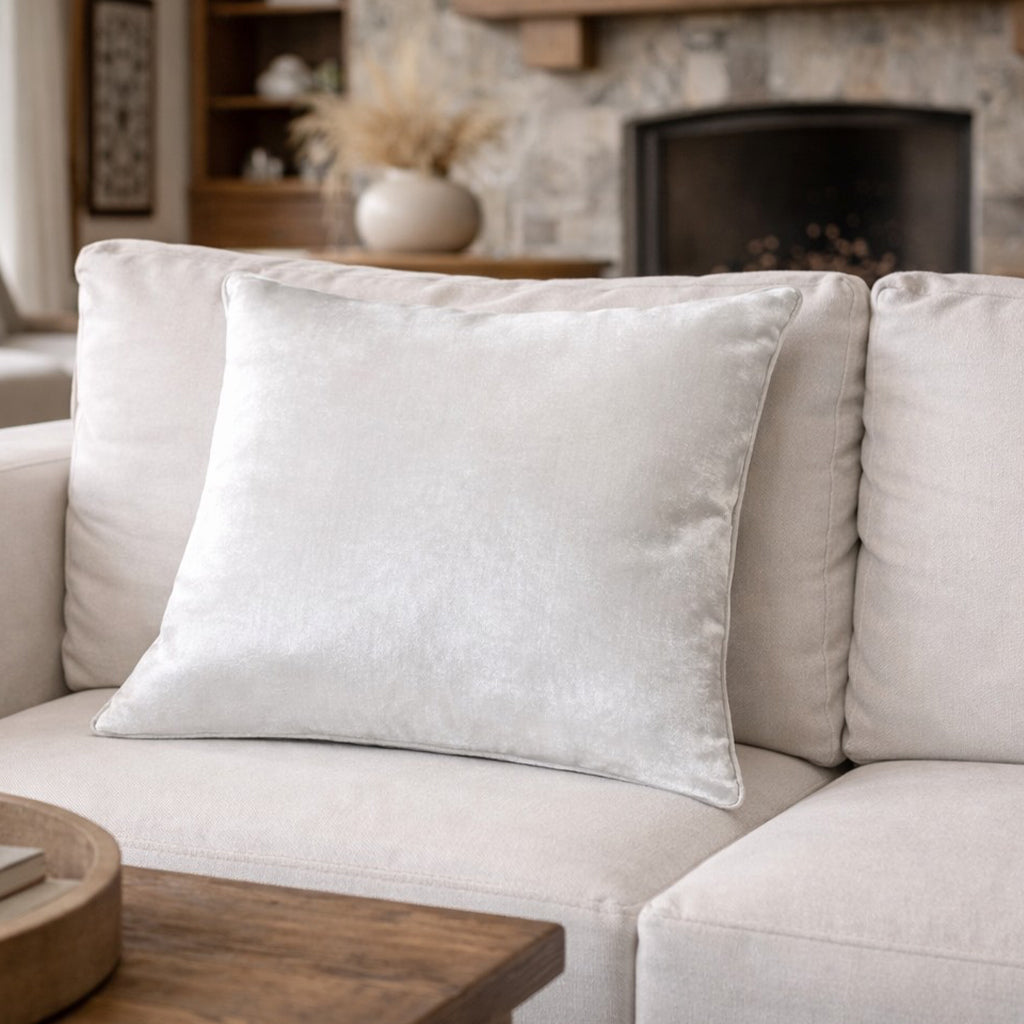 Castle Hill Zain Solid Aqua Pillow