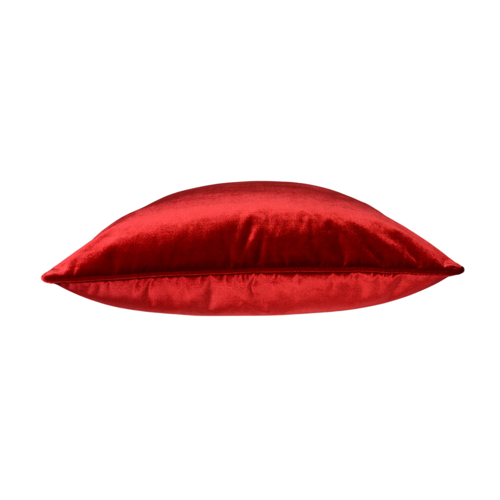 Castle Hill Zain Solid Red Pillow