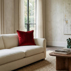 Castle Hill Zain Solid Red Pillow