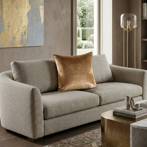 Castle Hill Zain Solid Rust Pillow