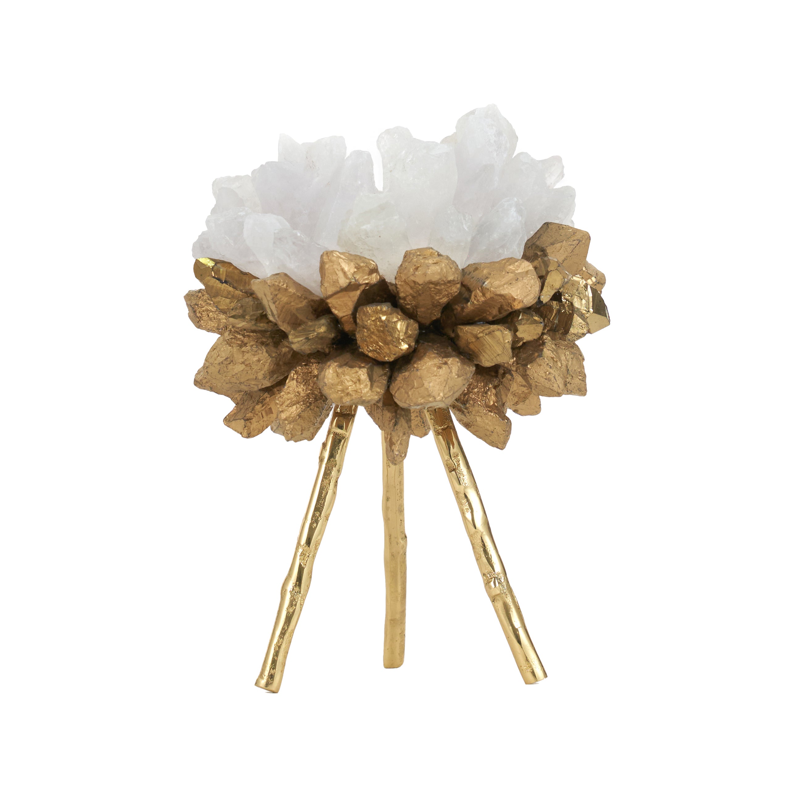 Home Decor Grace Quartz Candle Holder