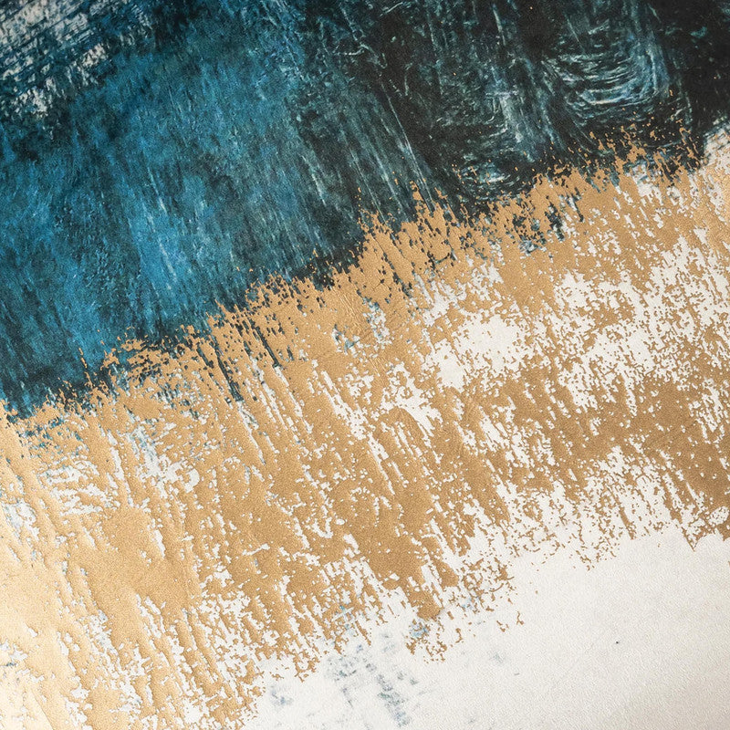 Cortana Ivory Blue Pillow