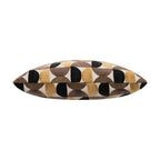 Crescent Chocolate Geo Pillow