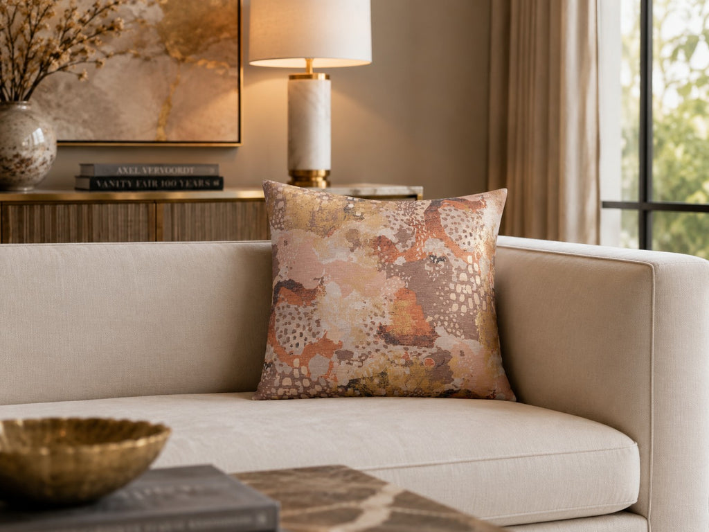 Amber Mosaic Pillow