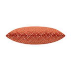 Grace Red Lattice Embroidered Pillow