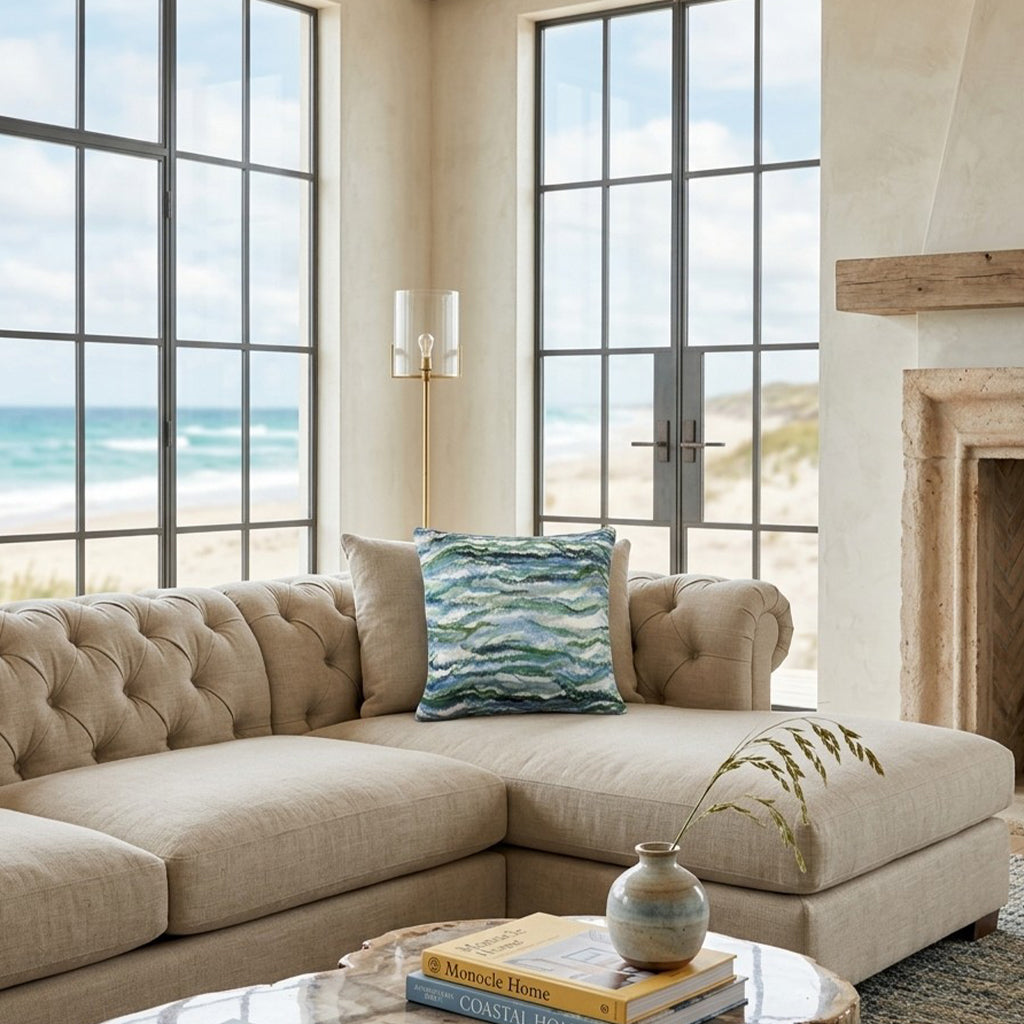 Ocean Wave Pillow