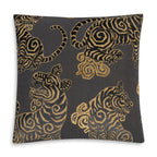 Tuxedo Gilded Tiger Pillow