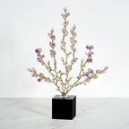 Diana Amethyst Blossom Sculpture