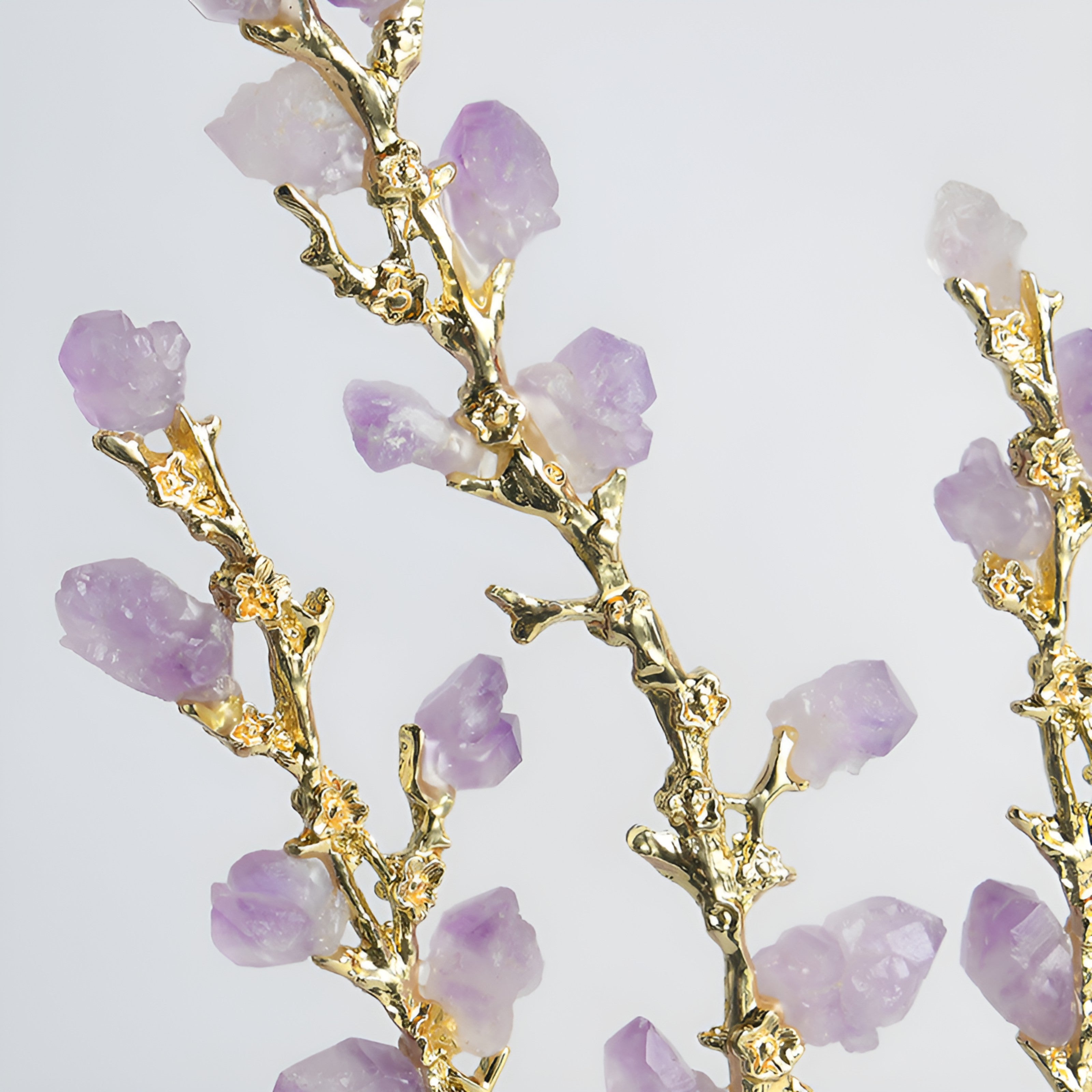Diana Amethyst Blossom Sculpture
