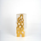 Home Decor Ella Selenite Gold Ornament - Large