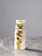 Home Decor Ella Selenite Gold Ornament - Small