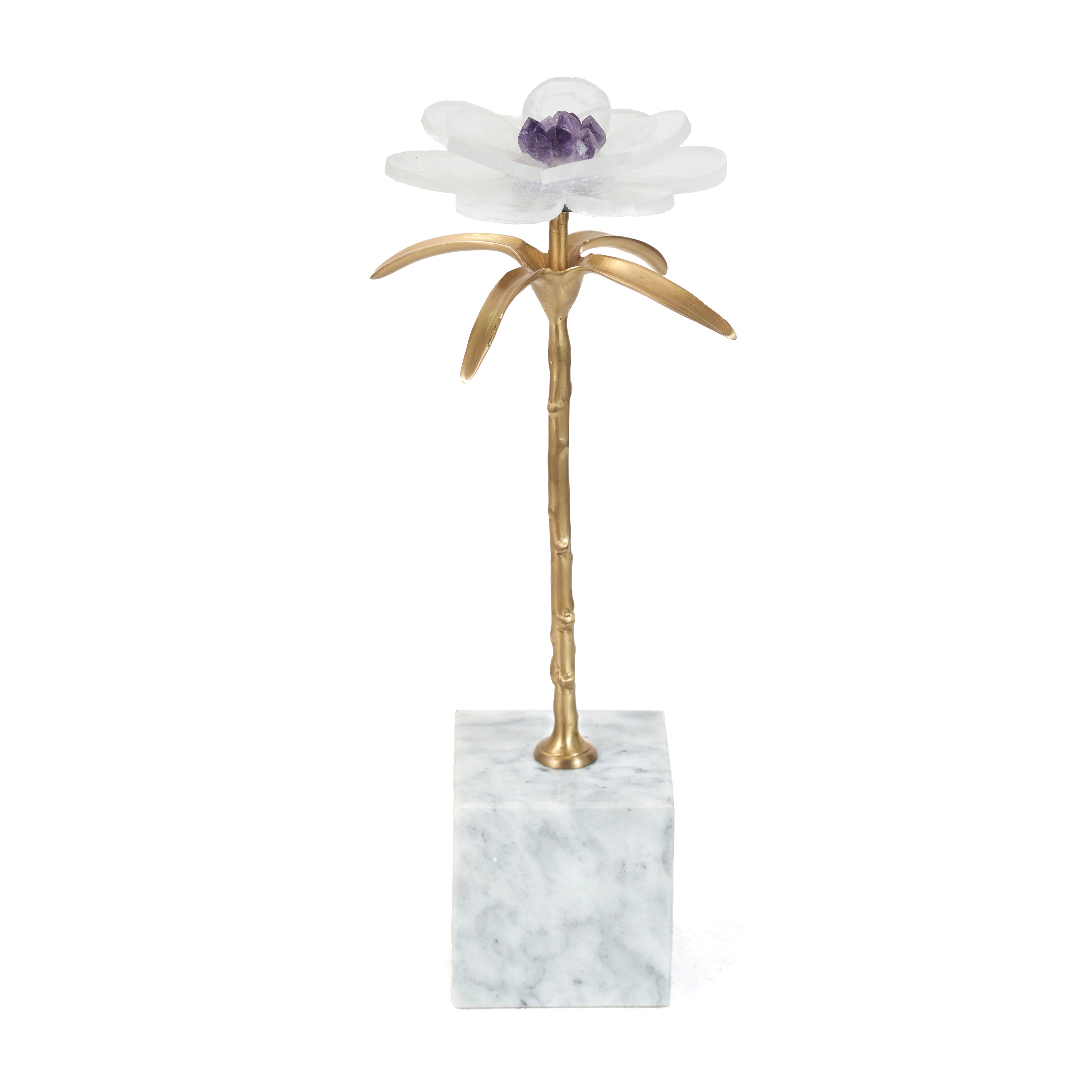 Home Decor Grace Amethyst Flower