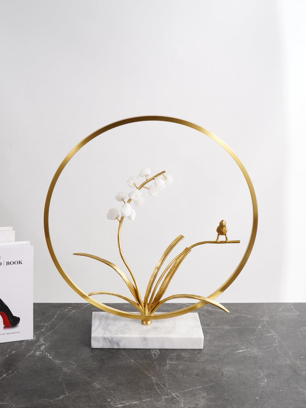 Home Decor Mia Gold Circle Ornament