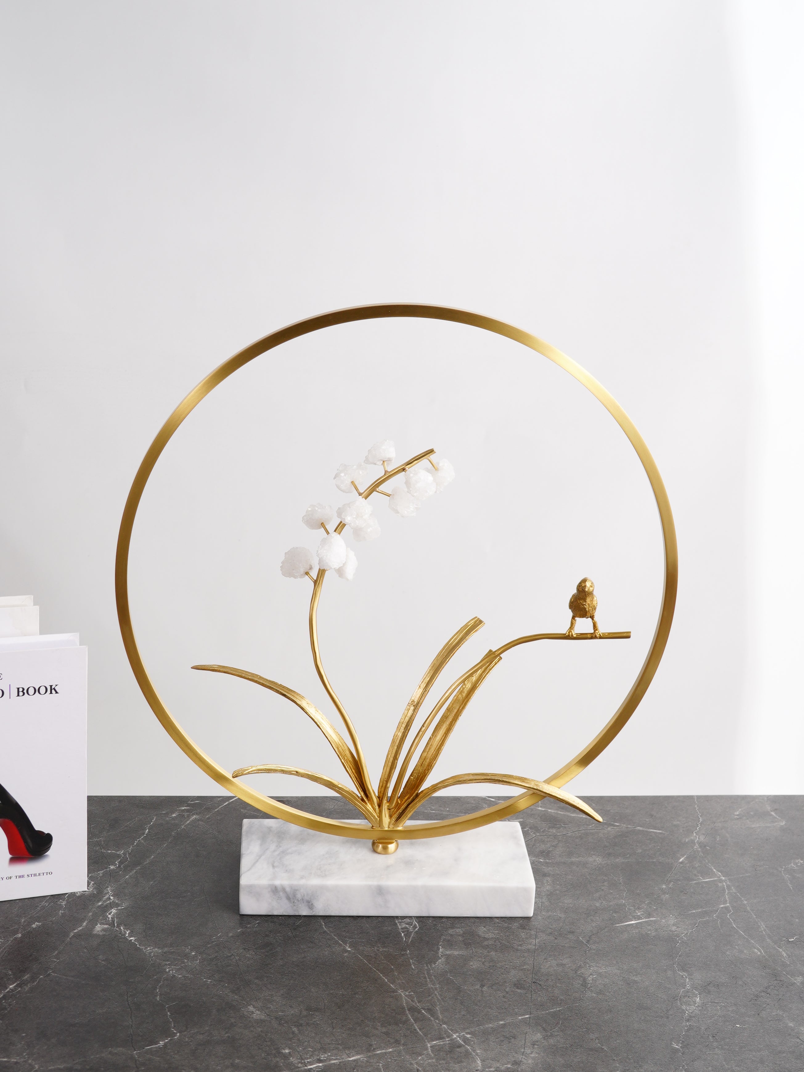 Home Decor Mia Gold Circle Ornament