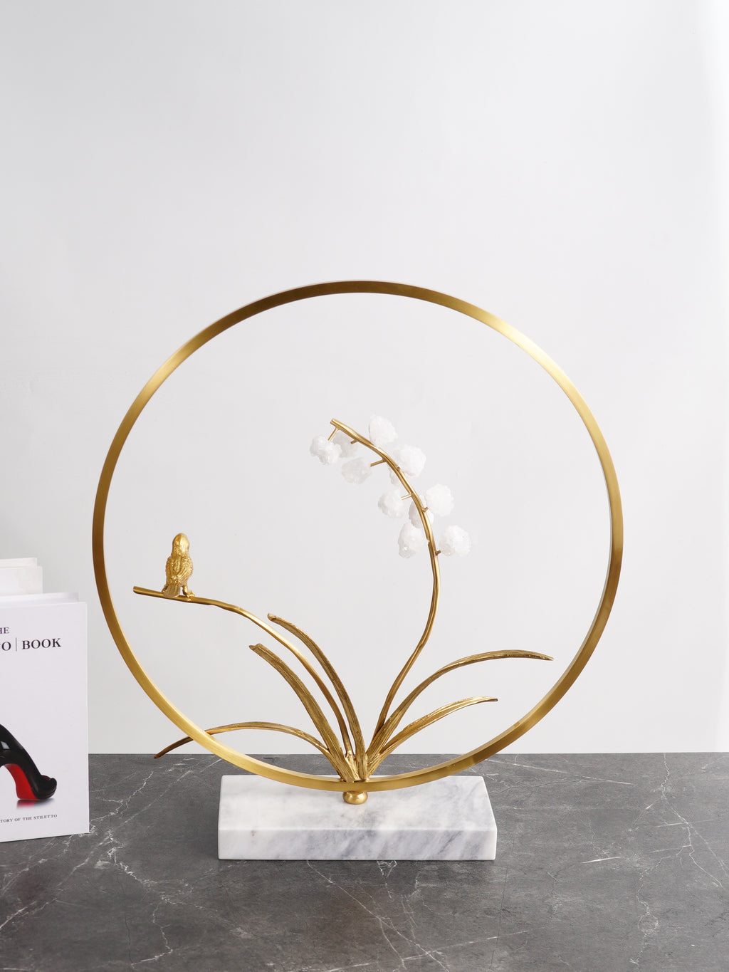 Home Decor Mia Gold Circle Ornament