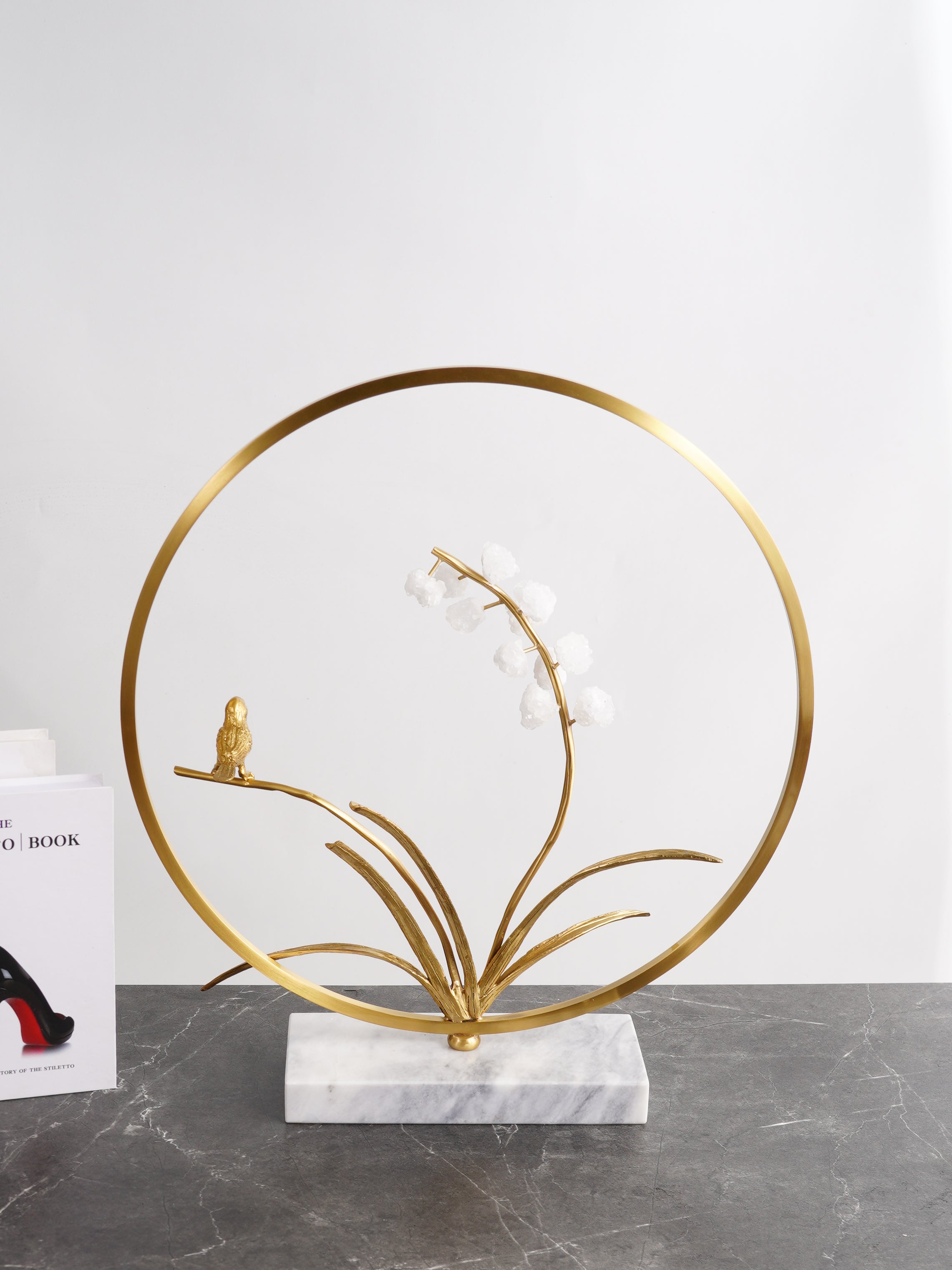 Home Decor Mia Gold Circle Ornament