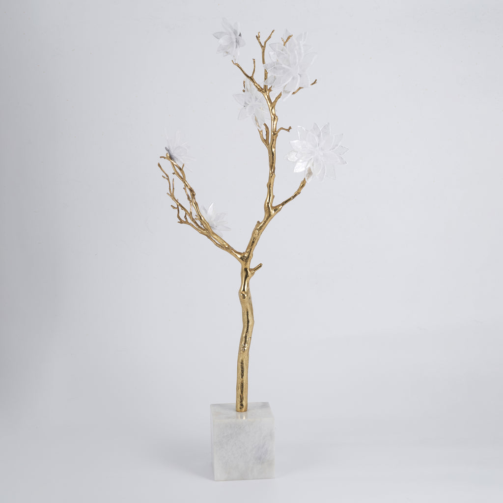 Home Decor Sana Selenite Flower Tree
