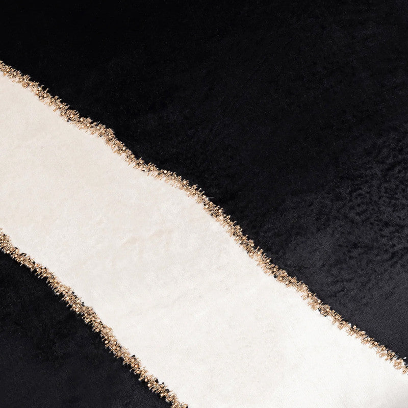 Demi Ivory Black Pillow