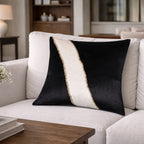Demi Ivory Black Pillow