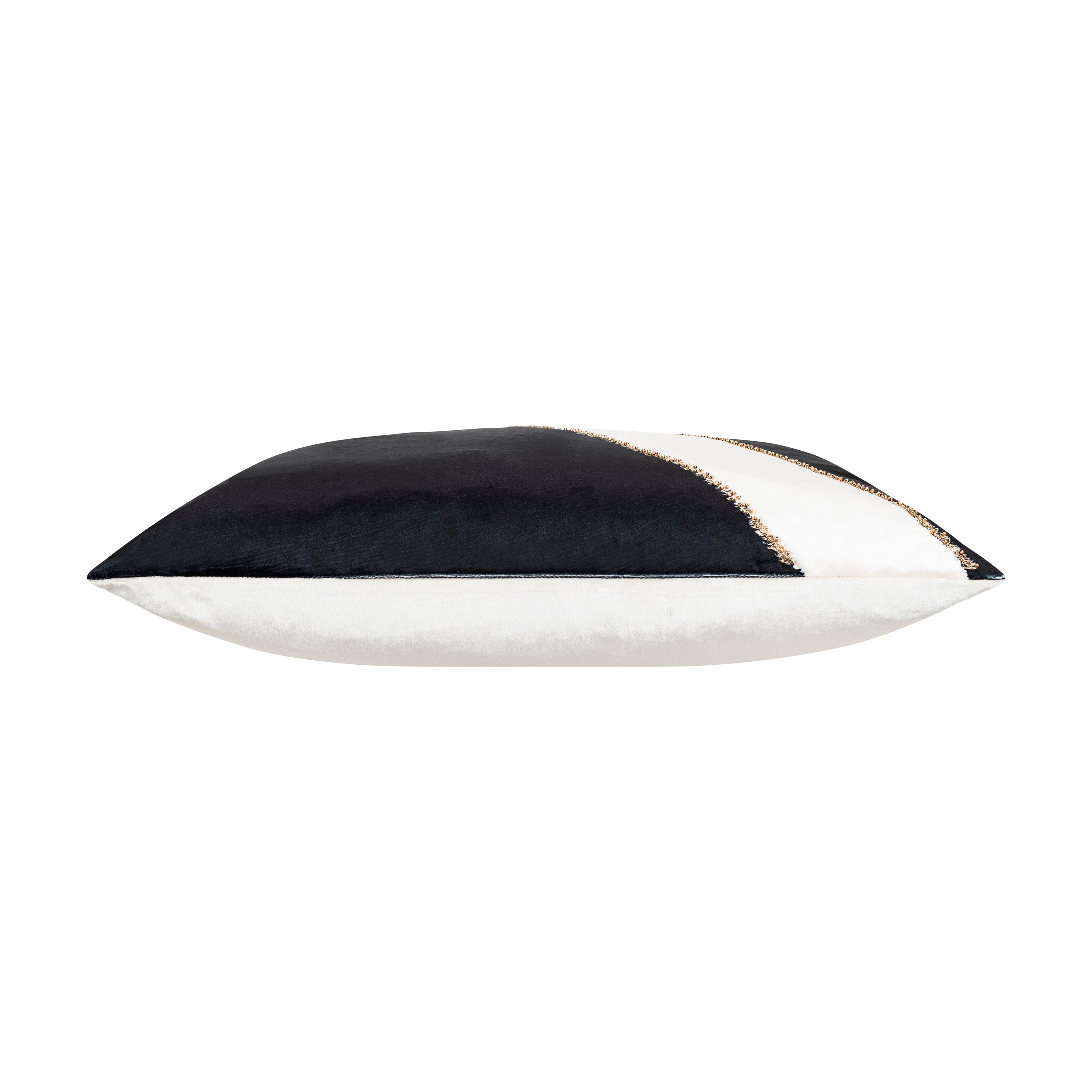 Demi Ivory Black Pillow