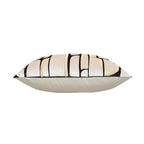 Demi Ivory and Black Square Pillow