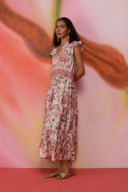 Paisley Parisian Tiered Maxi Dress