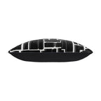 Eclipse Modern Grid Pillow – Black
